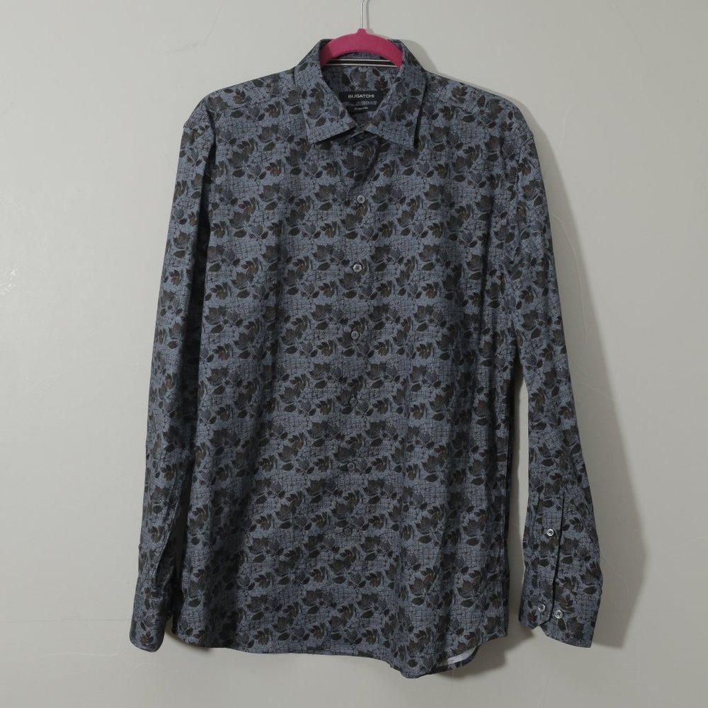 Bugatchi Floral Button Down (M)